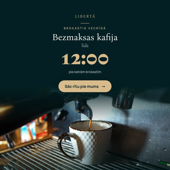 Liberta reklāmas kreatīvs — espresso